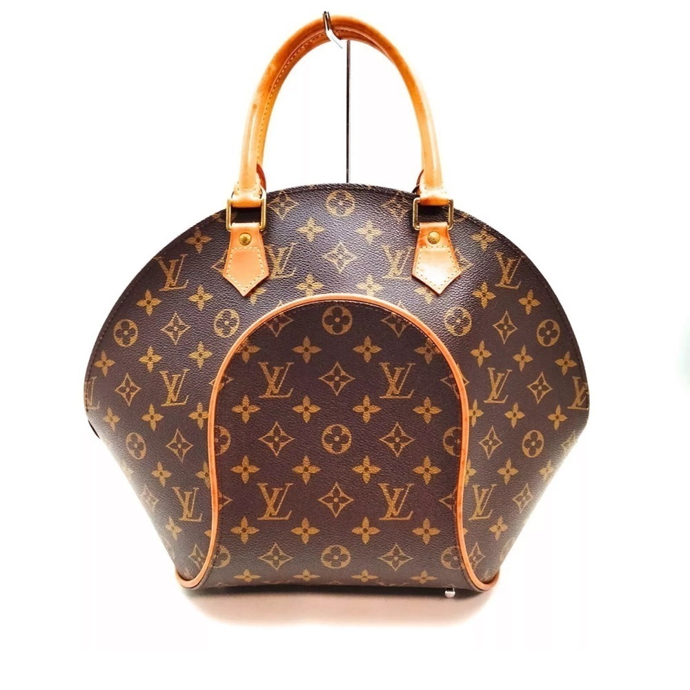 Louis Vuitton LV Hand Bag Ellipse MM Brown Monogram